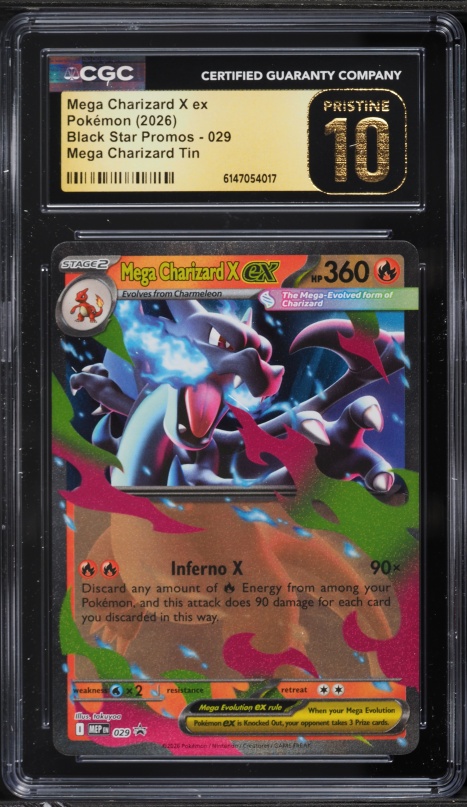 2025 Pokemon Japanese Mega Inferno X Holo Mega Charizard X ex #13