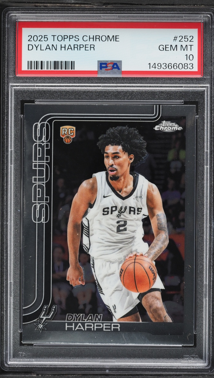 2025 Topps Chrome Dylan Harper ROOKIE #252 PSA 10 GEM MINT