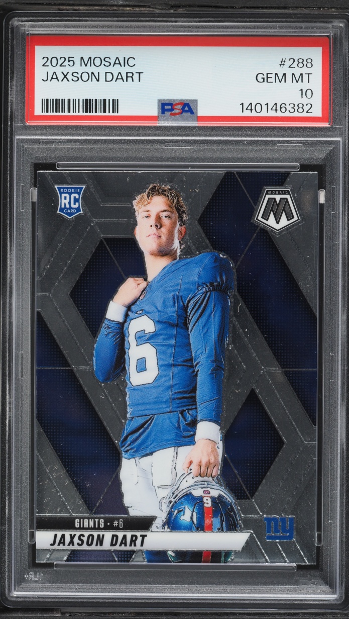 2025 Panini Mosaic Jaxson Dart ROOKIE #288 PSA 10 GEM MINT