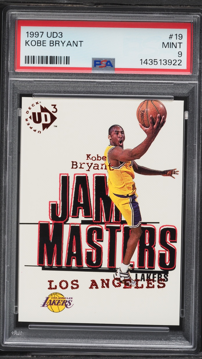 1996 UD3 Basketball Kobe Bryant ROOKIE #19 PSA 9 MINT