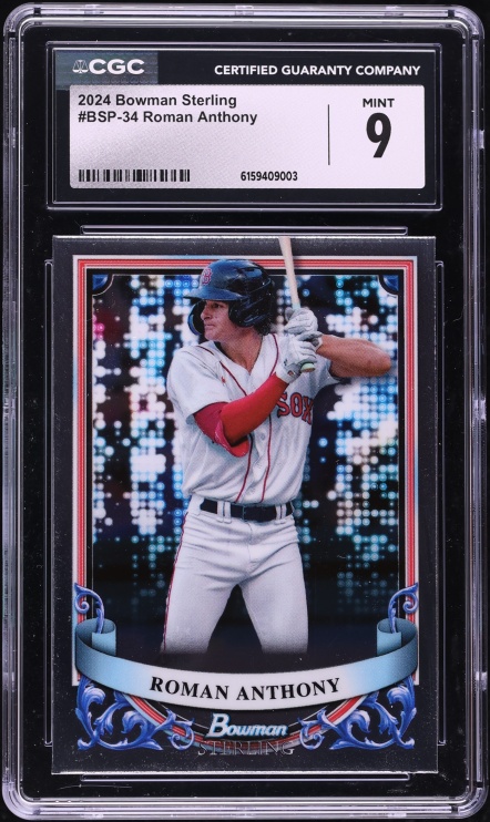 2024 Bowman Sterling Roman Anthony PROSPECT #BSP-34 CGC 9 MINT