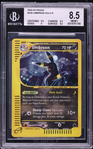 2010 Pokemon Japanese Reviving Legends 1st Edition Holo Umbreon