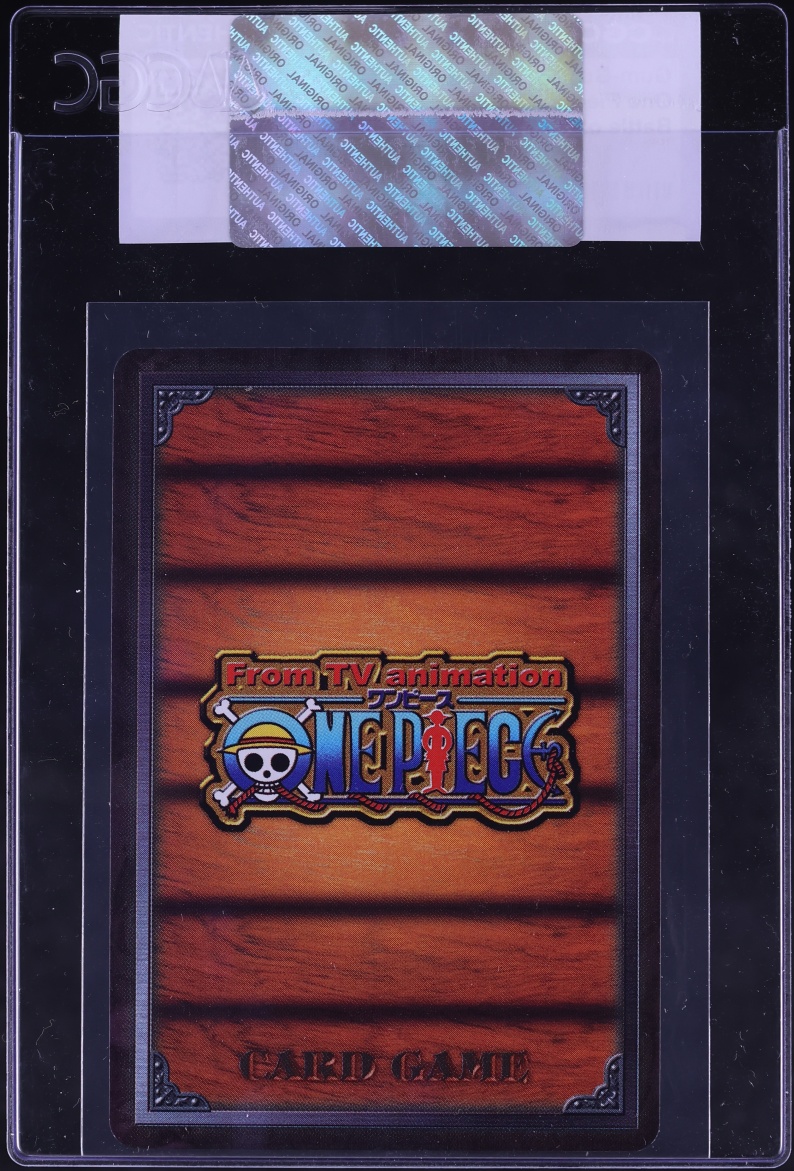 2002 One Piece Japanese Card Game Battle Of Alabasta Gum-Gum Stamp #BA-W01 CGC AUTH