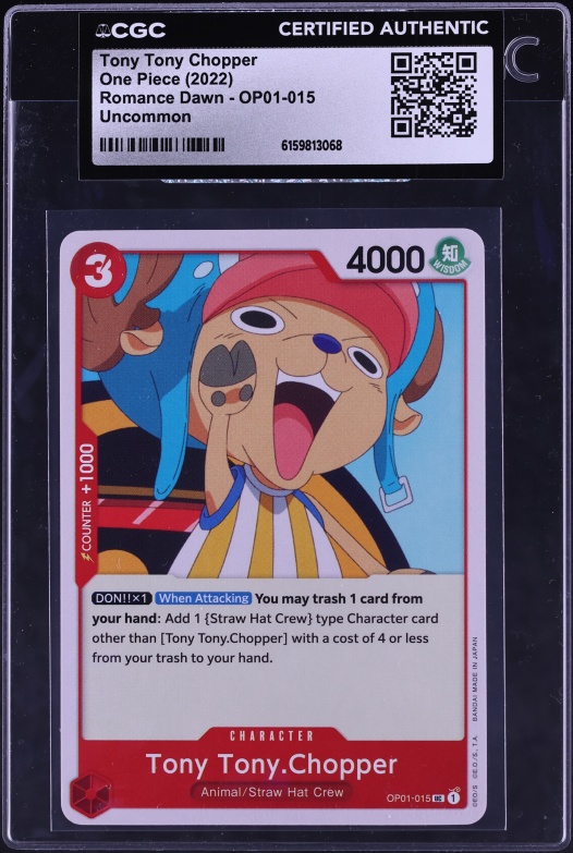 2022 One Piece Japanese Premium 25th Anniversary Manga Art Tony