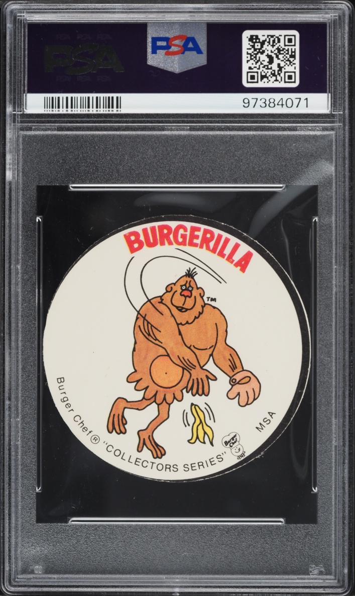 1977 Burger Chef Funmeal Discs Reggie Jackson PSA 4 VGEX