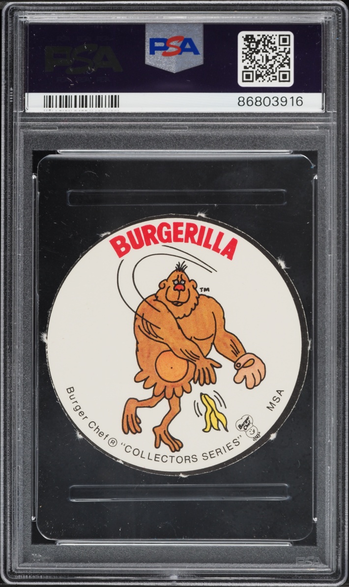 1977 Burger Chef Funmeal Discs Reggie Jackson PSA 5 EX