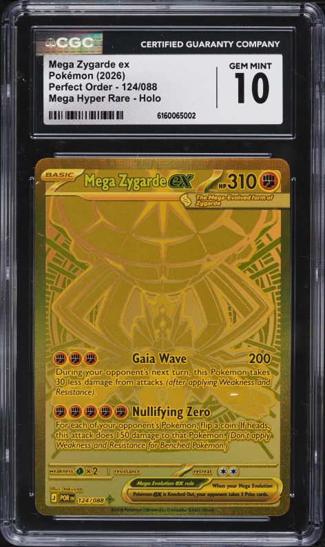 2026 Pokemon Japanese M3-Nullifying Zero SAR Mega Zygarde Ex #113