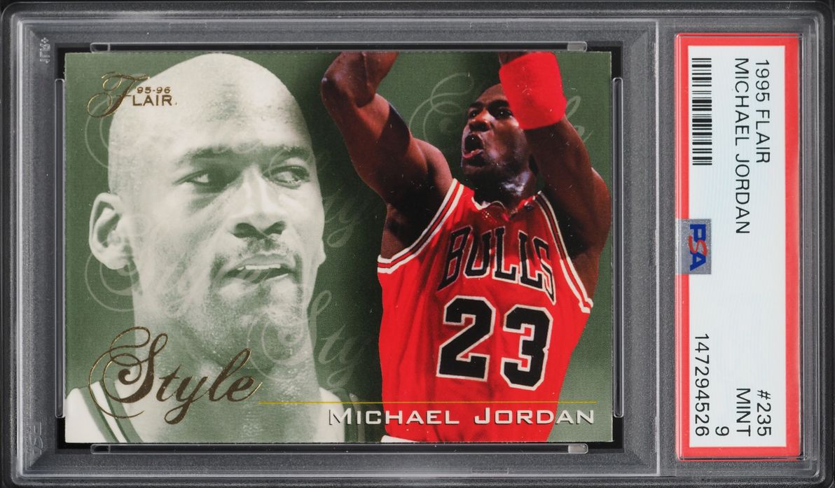 1995 Flair Basketball Michael Jordan #235 PSA 9 MINT