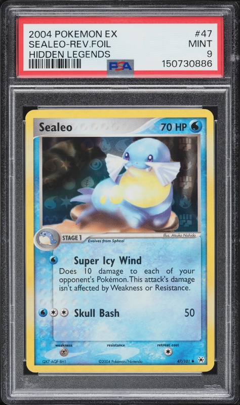 2006 Pokemon EX Legend Maker Reverse Holo Sealeo #43 PSA 9 MINT on Fanatics  Collect