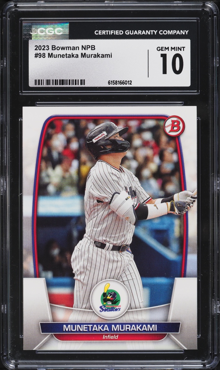 2023 Bowman NPB Munetaka Murakami #98 CGC 10 GEM MINT