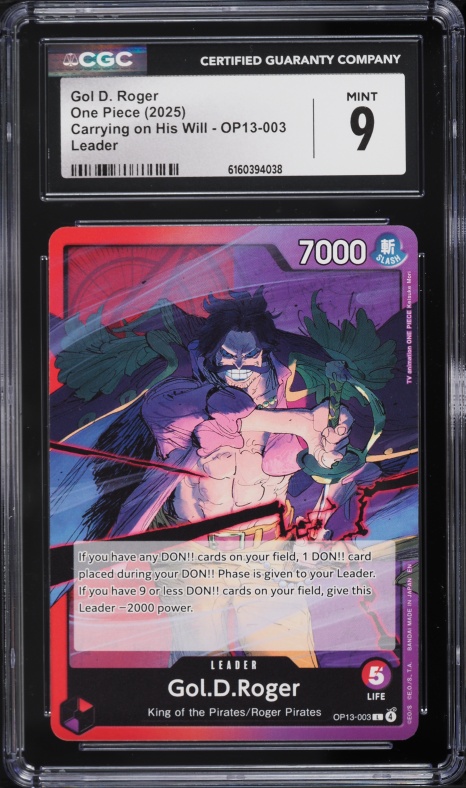 gold roger one piece card game BANDAI ONE PIECE Card Game Emperors in the New World OP-09 Gol D Roger SEC  Parallel Japanese NEW