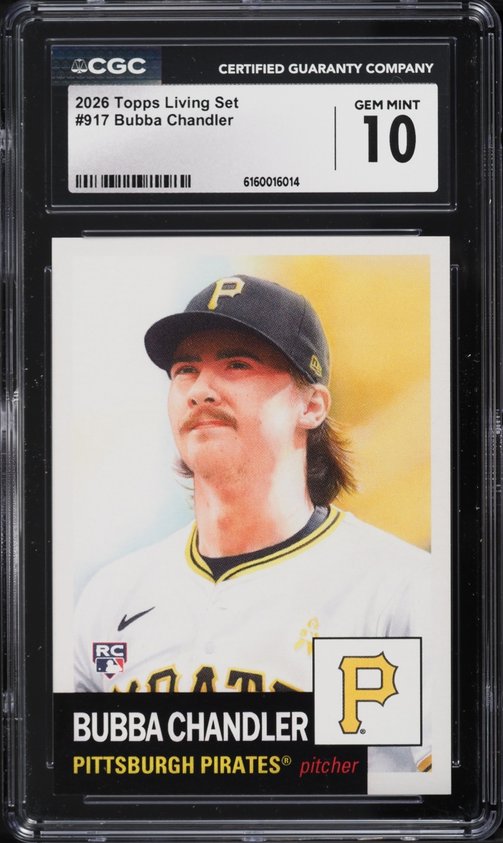 2026 Topps Living Set Bubba Chandler ROOKIE #917 CGC 10 GEM MINT