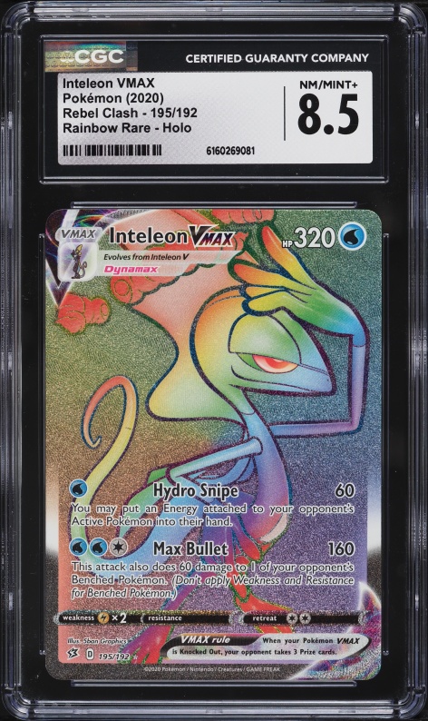2020 Pokemon SWSH Rebel Clash Hyper Rare Rillaboom VMAX #193 CGC 10 PRISTINE on Fanatics Collect 2020 Pokemon SWSH Rebel Clash Hyper Rare Rillaboom VMAX #193 CGC 10 PRISTINE on Fanatics Collect