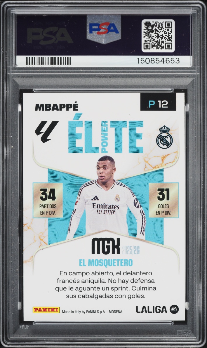 2025 Panini Megacracks La Liga EA Sports Power Kylian Mbappe #P12