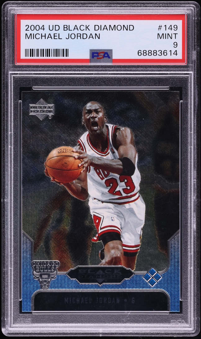 2004 Upper Deck Black Diamond Michael Jordan #149 PSA 9 MINT