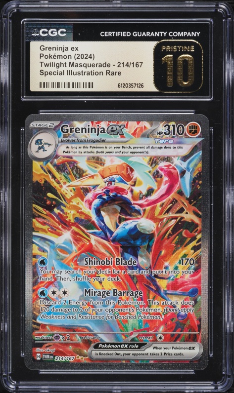 2024 Pokemon Japanese SV Crimson Haze Full Art Greninja ex #83 CGC