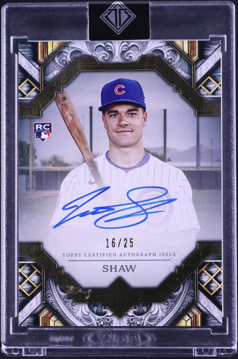 2025 Topps Transcendent Collection Matt Shaw ROOKIE AUTO /25 #TAC-MA