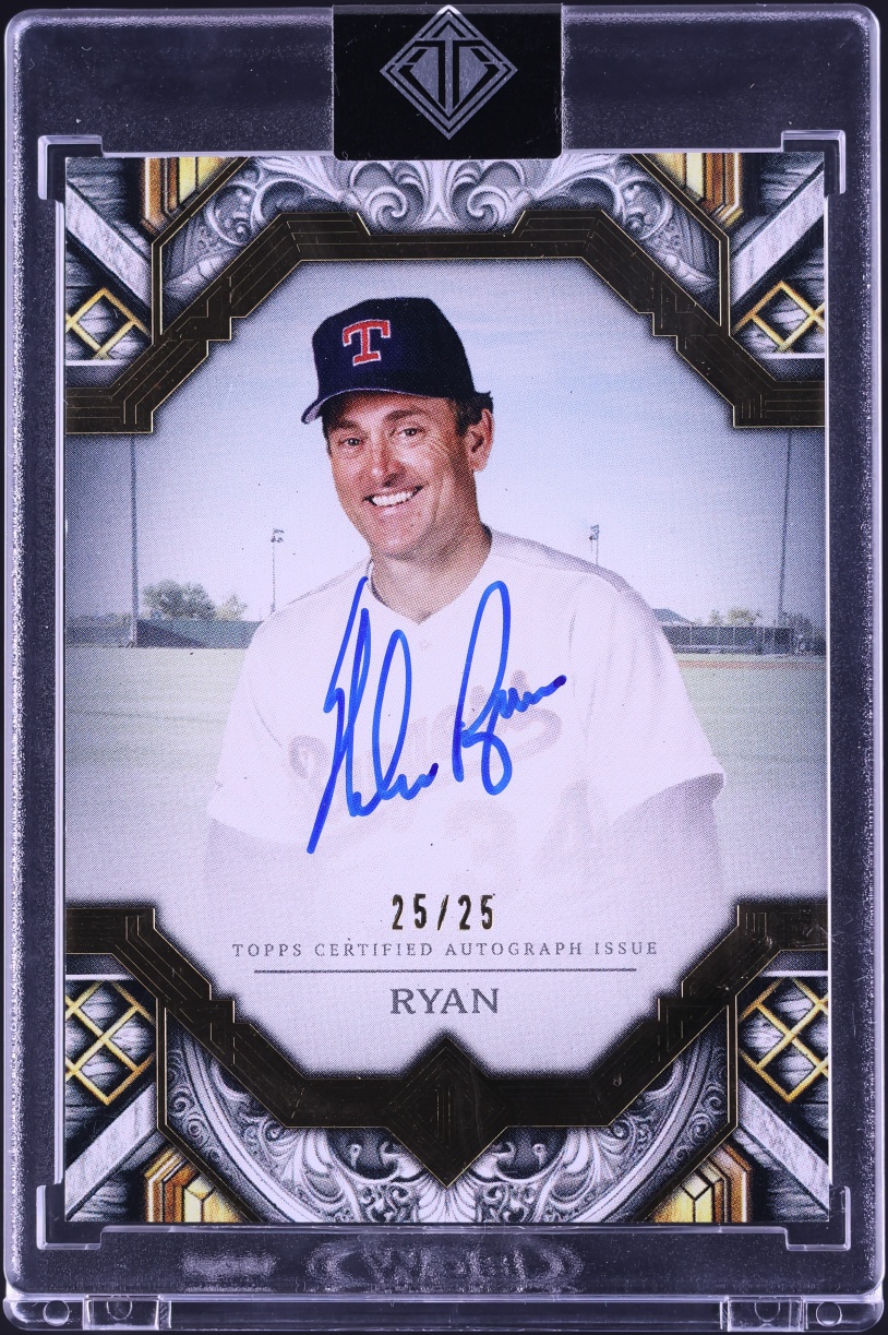 2025 Topps Transcendent Collection Nolan Ryan AUTO 25/25 #TAC-NR