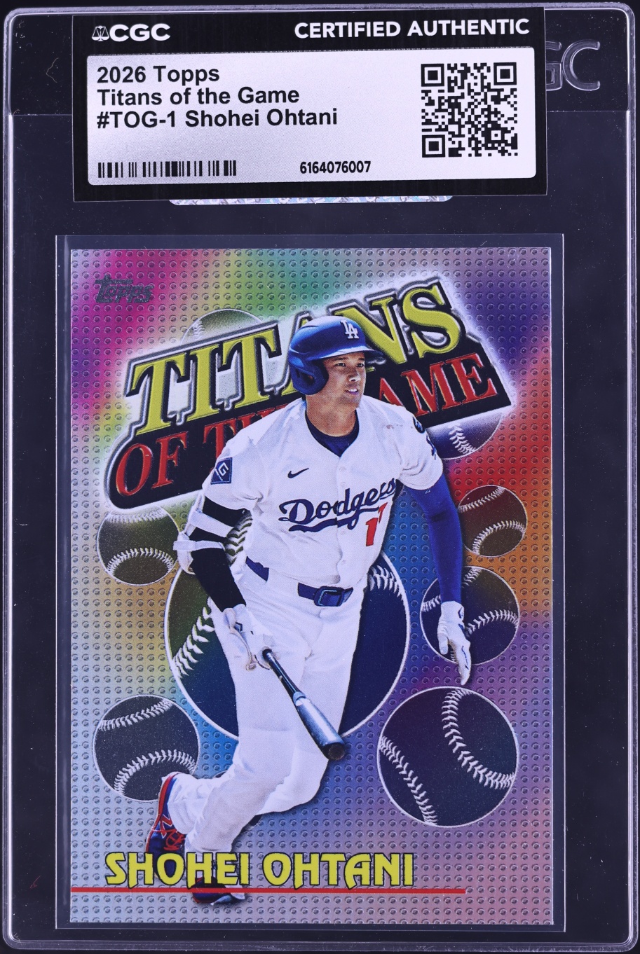 2026 Topps Titans Of The Game Shohei Ohtani #TOG-1 CGC AUTH