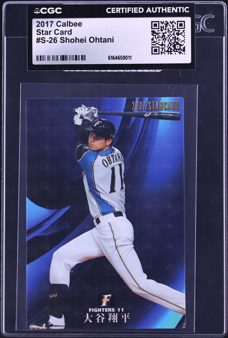 2017 Calbee Star Card Shohei Ohtani #S-26 CGC AUTH