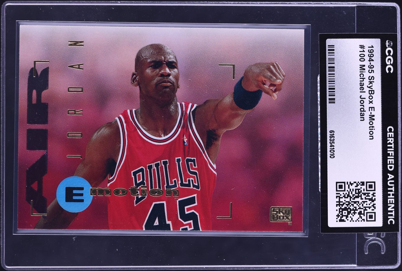 1994 Skybox E-Motion Michael Jordan #100 CGC AUTH