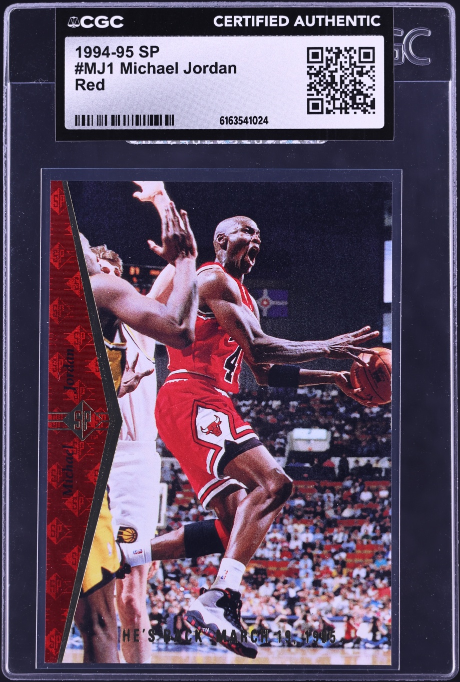 1994 SP Red Michael Jordan #MJ1 CGC AUTH