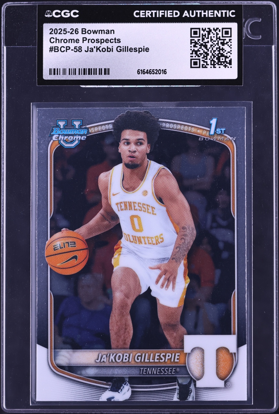 2025 Bowman Chrome Ja'Kobi Gillespie ROOKIE #BCP-58 CGC AUTH