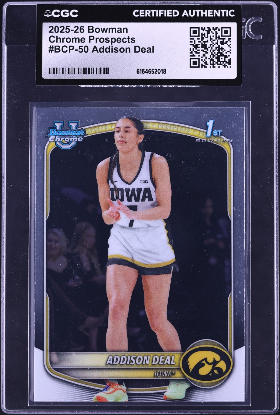 2025 Bowman Chrome Addison Deal ROOKIE #BCP-50 CGC AUTH