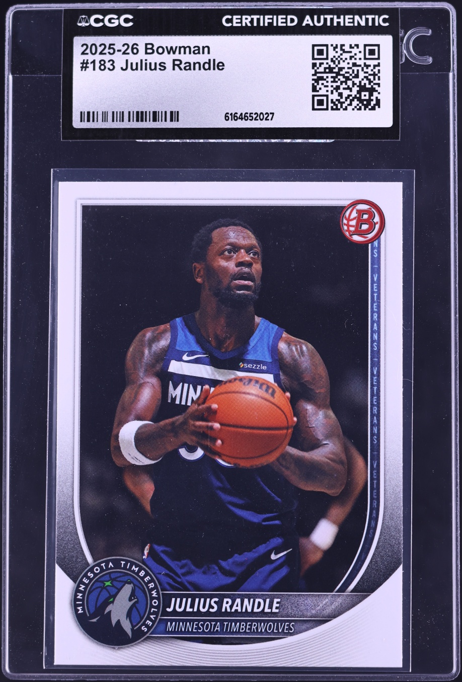 2025 Bowman Basketball Julius Randle #183