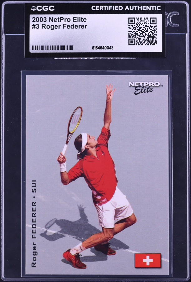 その他 2003 Netpro Elite Roger Federer PSA10 2003 Netpro Elite Glossy Roger Federer ROOKIE /100 #G3 PSA 10 GEM