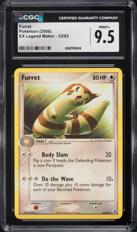 2025 Pokemon Journey Together Illustration Rare Holo Furret #168 CGC 10 GEM  MINT on Fanatics Collect