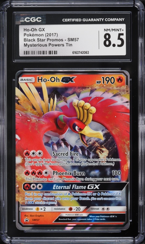 pokemon cards ho oh gx POKEMON HO OH GX BLACK STAR PROMO HOLO FOIL CARD SM57 – Mint Sports Cards &  Collectibles main image 1