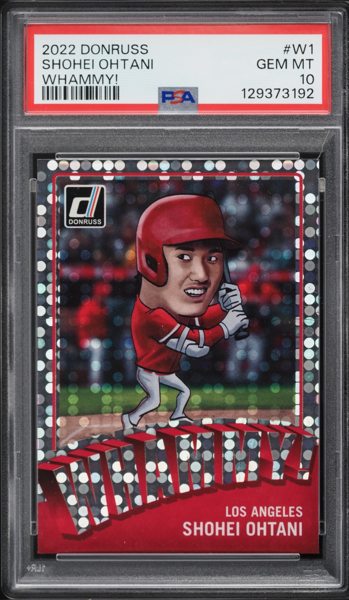 2022 Donruss Whammy Shohei Ohtani #W1 PSA 10 GEM MINT