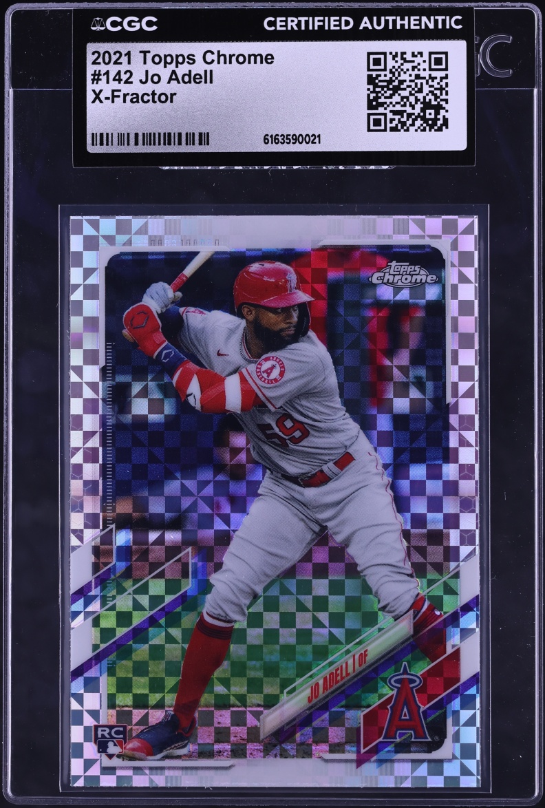 2021 Topps Chrome Xfractor Jo Adell ROOKIE #142 CGC AUTH