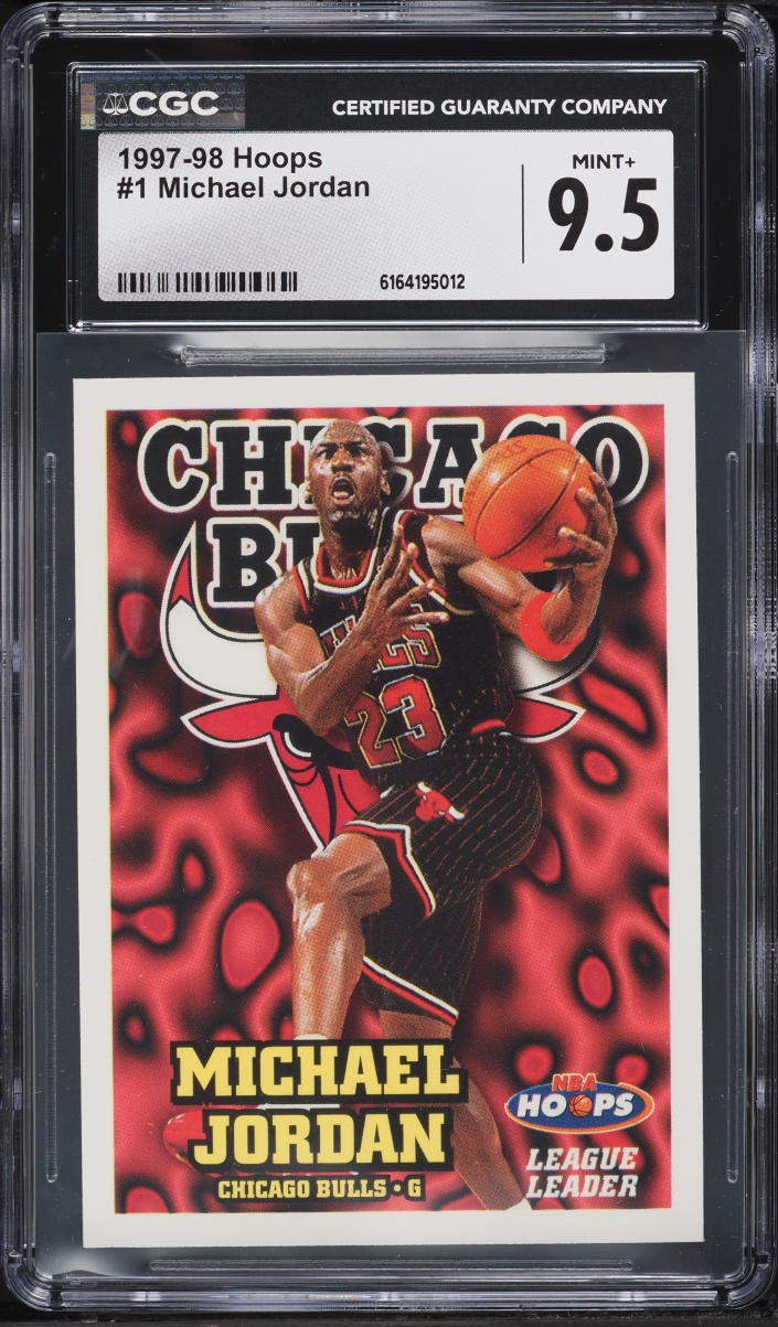 1997 Hoops Michael Jordan #1 CGC 9.5 MINT+