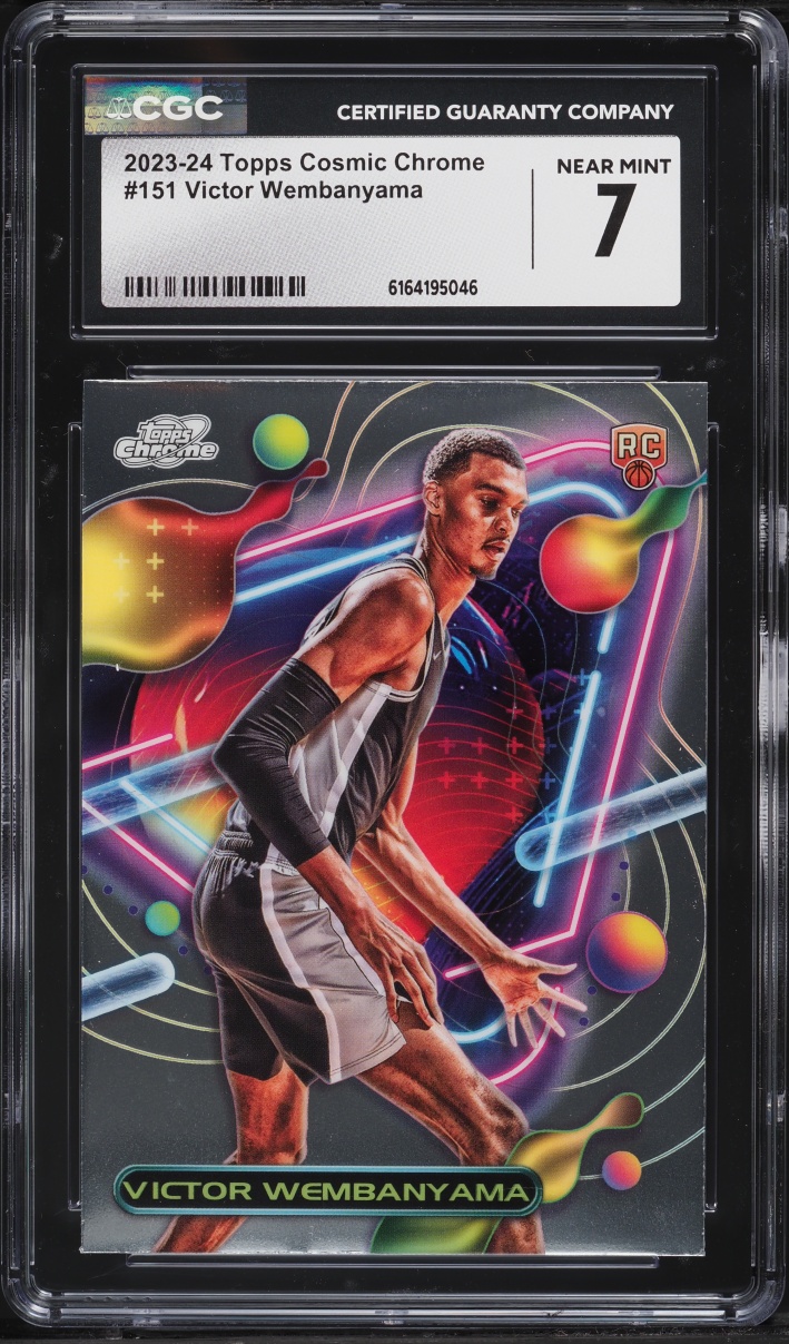 2023 Topps Chrome Cosmic Victor Wembanyama ROOKIE #151 CGC 7 NRMT