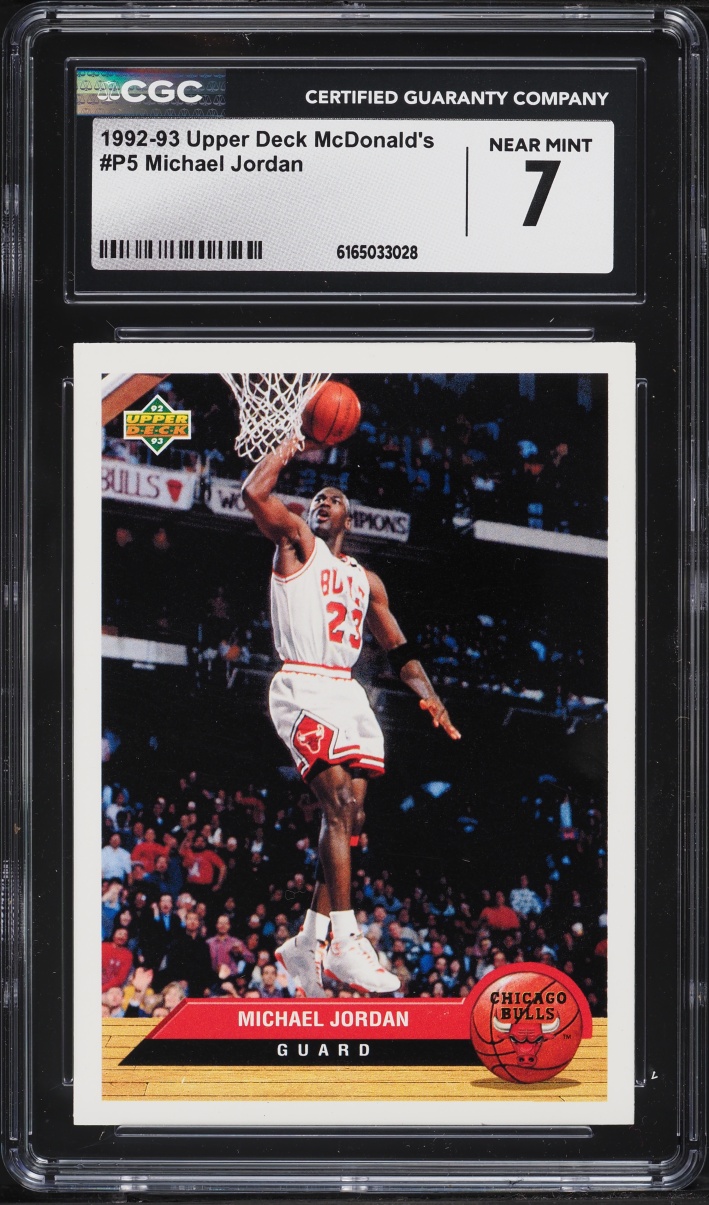 1992 Upper Deck McDonald's Michael Jordan #P5 CGC 7 NRMT