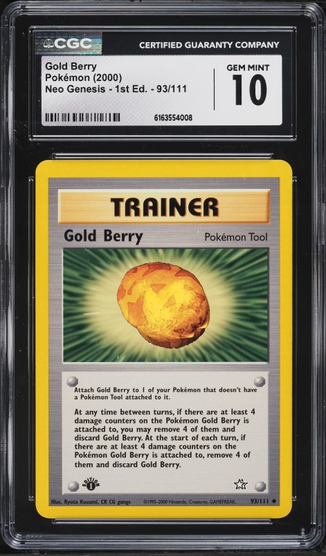 gold berry pokemon card 93/111 Neo Genesis Karte kaufen Gold Berry (JAPANESE) - Pokemon