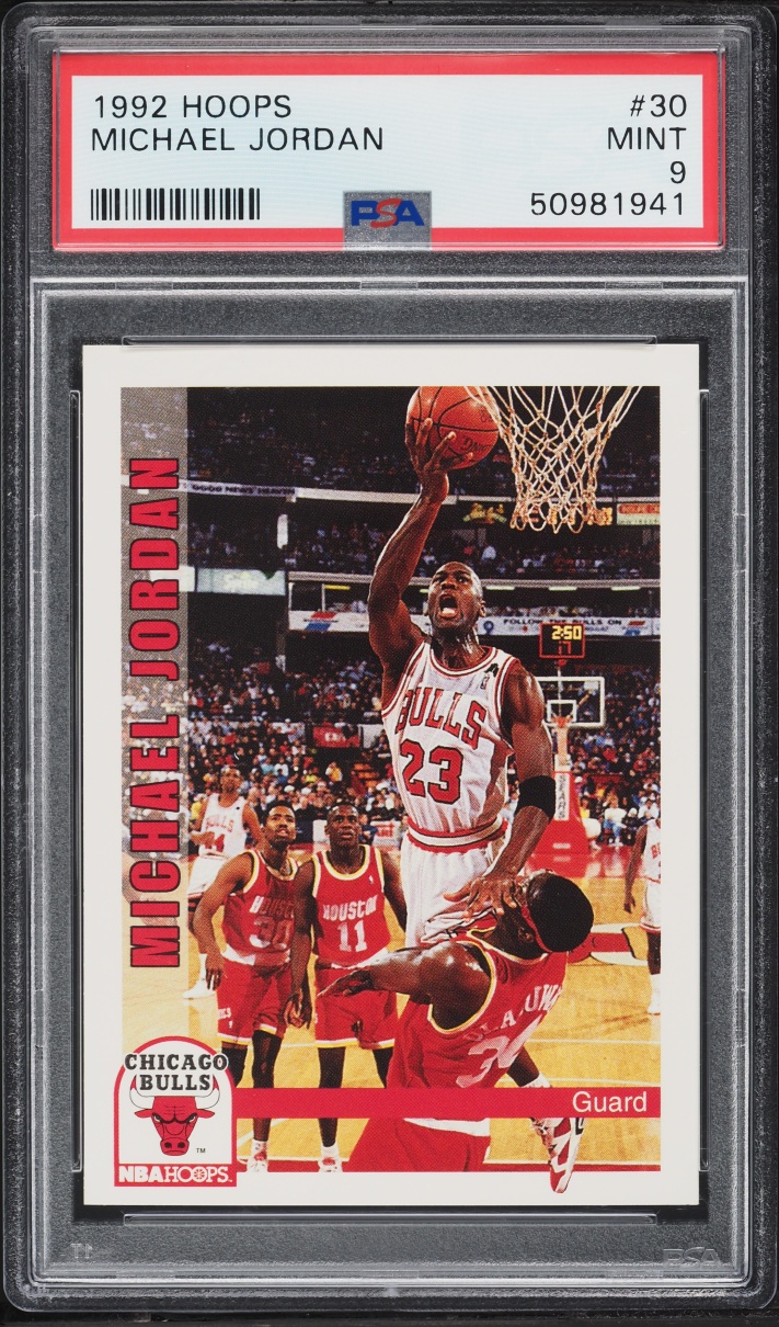 1992 Hoops Michael Jordan #30 PSA 9 MINT