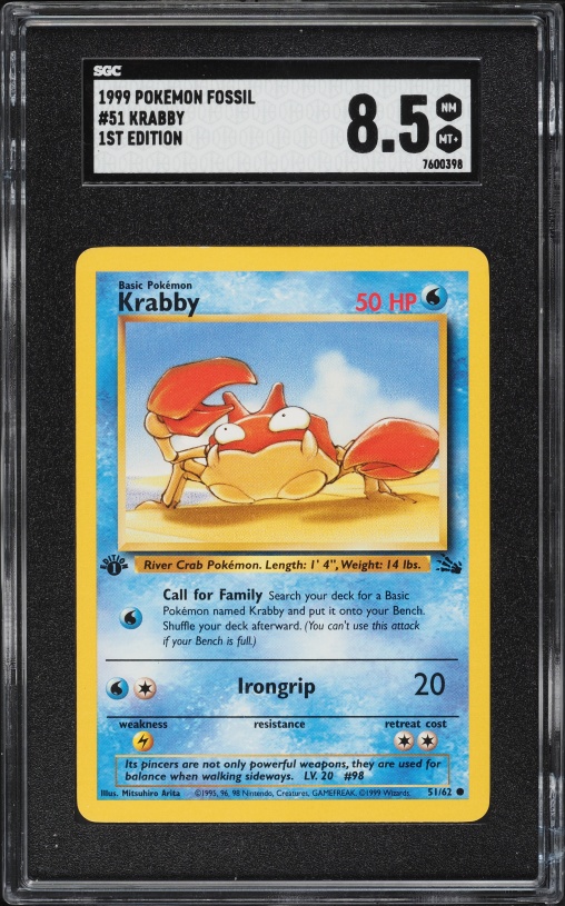 pokemon card krabby - (66) Colorless Retreat Cost Pokemon Pokemon Card 151 [SV2a