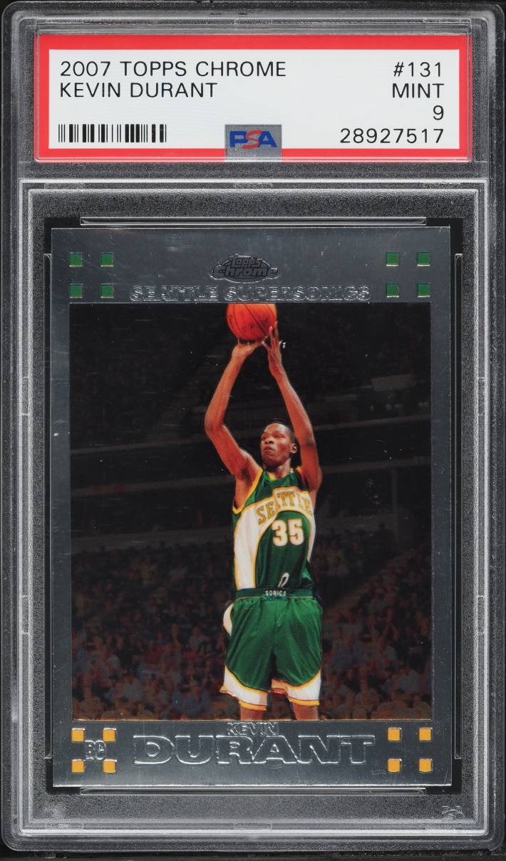 2007 Topps Chrome Kevin Durant Base #131 PSA 9 | Card Ladder