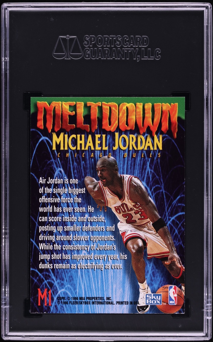 1995 Skybox Premium Meltdown Michael Jordan #M1 SGC 8.5 NM-MT+