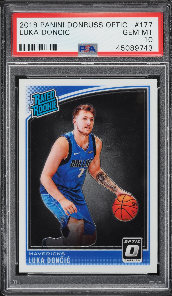 2018 Donruss Optic Luka Doncic ROOKIE #177 PSA 10 GEM MINT