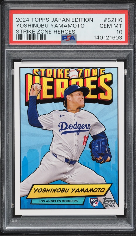 2024 Topps Japan Edition Strike Zone Heroes Yoshinobu Yamamoto
