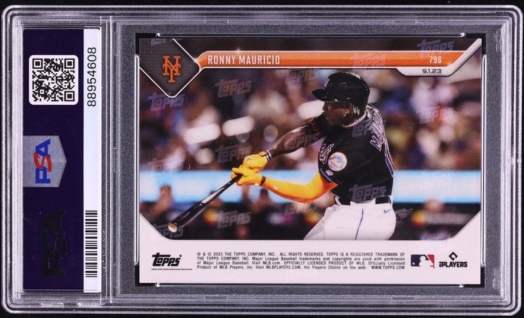 2023 Topps Now Ronny Mauricio #796 PSA 10 GEM MINT