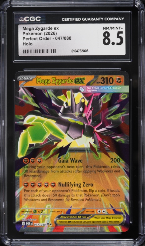 2026 Pokemon Japanese Mega Nihil Zero MUR Mega Zygarde ex #117 CGC