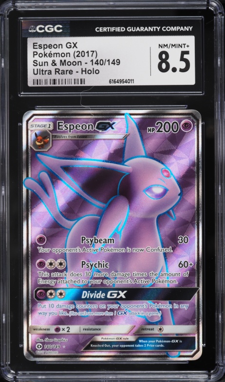 espeon gx pokemon card price Espeon GX (Secret) Holo SM Base Set 152/149 (Custom