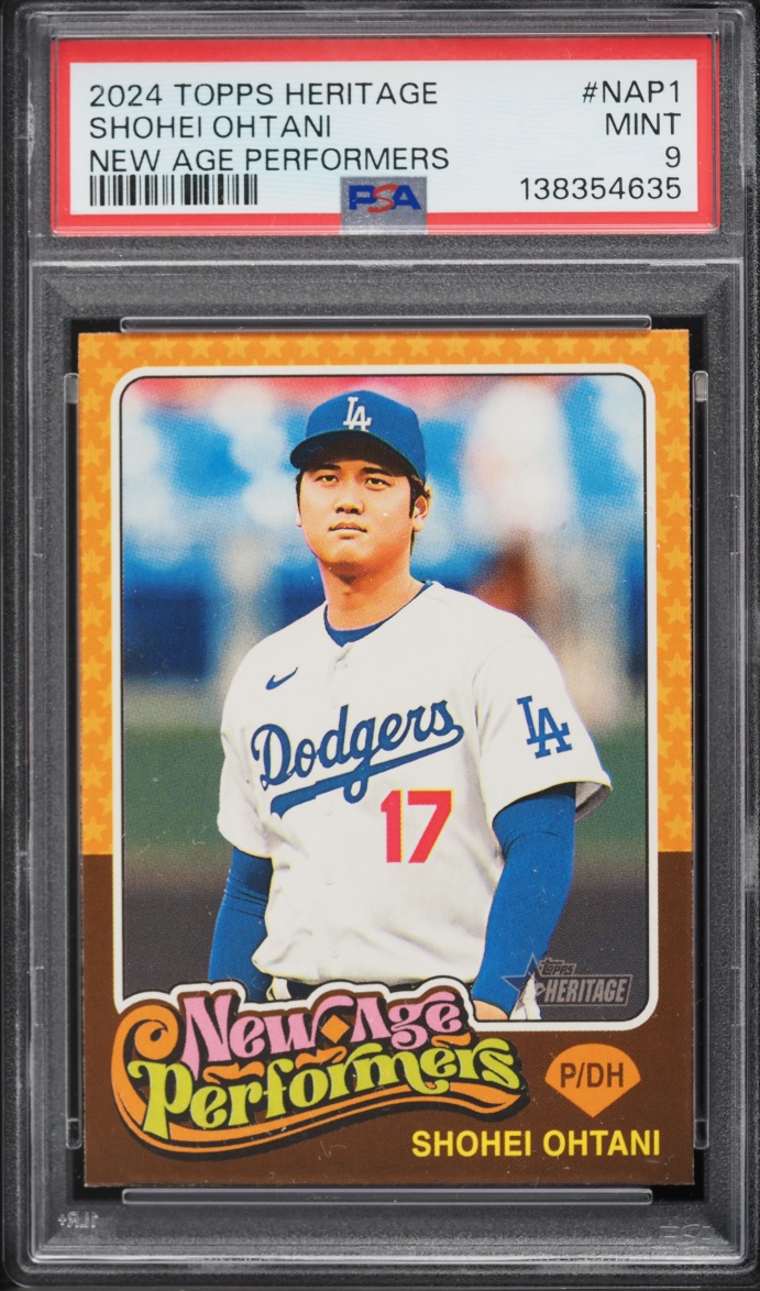 2024 Topps Heritage New Age Performers Shohei Ohtani #NAP-1 PSA 9 MINT