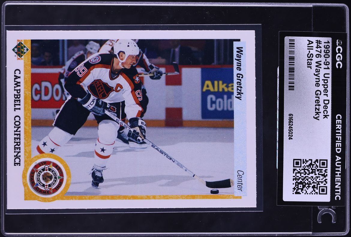 1990 Upper Deck All-Star Wayne Gretzky #476 CGC AUTH