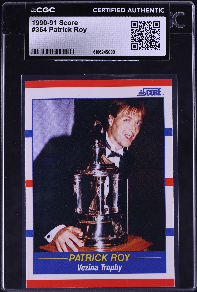 1990 Score Hockey Patrick Roy #364 PSA 9